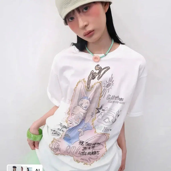 [BUNJANG] Type Service Graphic T-Shirt / 타입서비스 반팔티