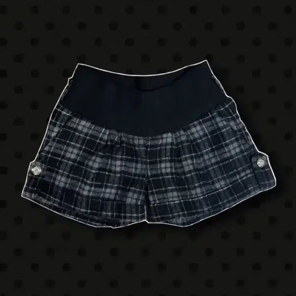 [BUNJANG] Lizlisa Doll Checkered Vintage Short Pants Y2K / 리즈리사돌 체크 금장 빈티지 숏팬츠 갸루 y2k