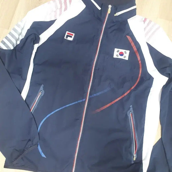 [BUNJANG] Fila 2012 London Olympics Player Issued Windbreaker XL / 휠라2012런던올림픽 선수지급 바람막이2XL