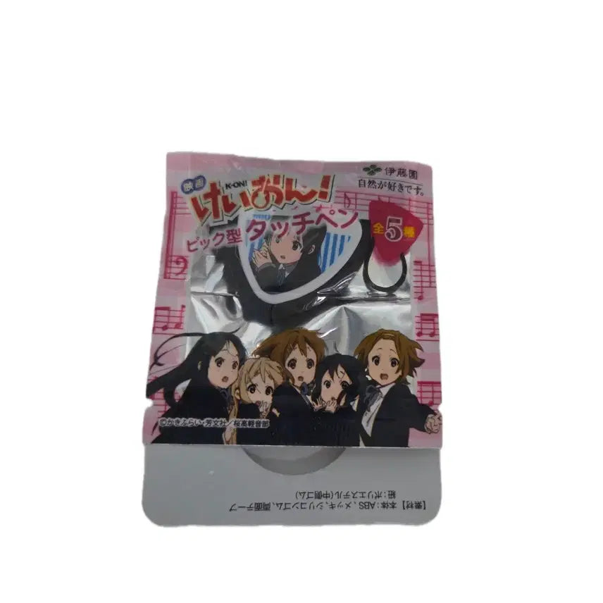[BUNJANG] K-On! Mio Akiyama Guitar Pick Touch Pen Keychain Strap / 케이온 미오 기타피크 터치펜 키링 스트랩
