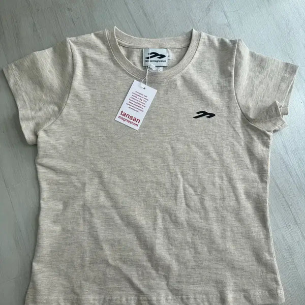 [BUNJANG] Magnesium Carbonate Mountain T-Shirt (Ivory) / 탄산마그네슘 마운틴 티셔츠 (아이보리) 1