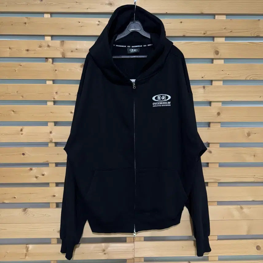 [BUNJANG] Overhem Absorb Hoodie Zip-up (Size L) / 오버햄 압도 후드집업