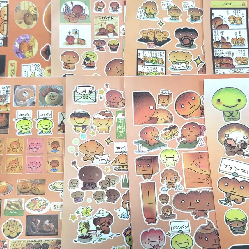 [BUNJANG] Y2K Mini Sticker Bundle Set (8 Sheets) / |8매 일괄| 코케빵 코게빵 스티커 y2k 미니스티커