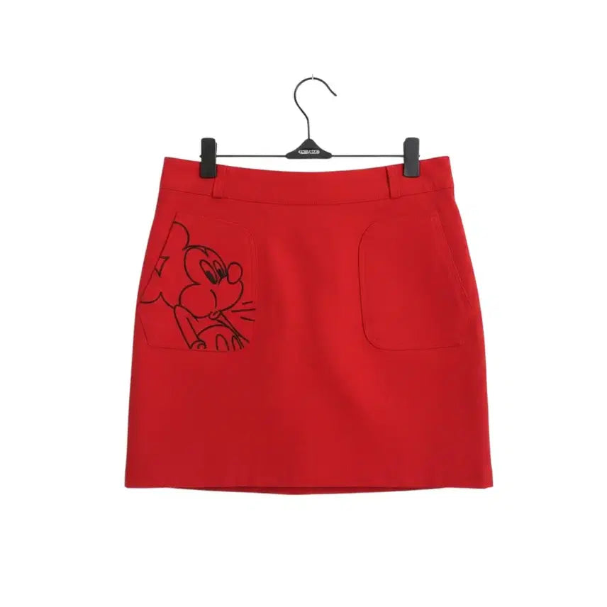 [BUNJANG] Disney Mickey Mouse Red Golf Skirt Women's Size S / 여성S/ 미키 레드 골프스커트 23-110