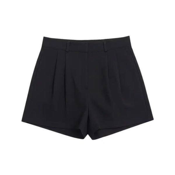 [BUNJANG] ARE ING Women's Black Pintuck Shorts (Size M) / 여성M/ ARE ING 핀턱 숏 팬츠BK 23-112