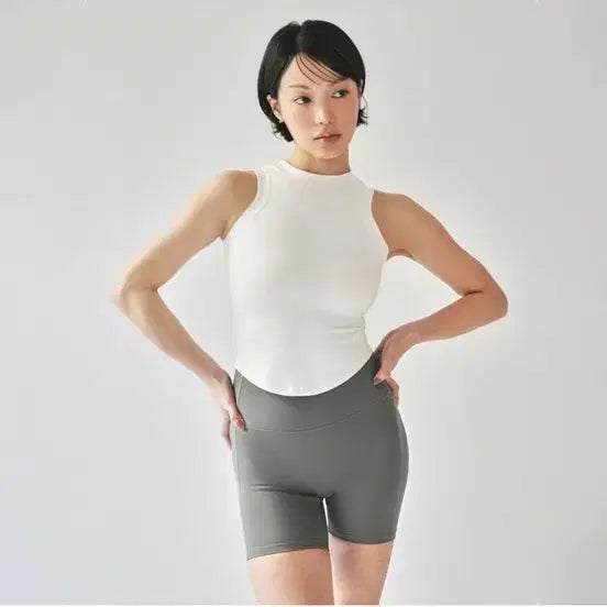 [BUNJANG] Conchiewear 3-Quarter Short Leggings / 콘치웨어 3부 숏레깅스