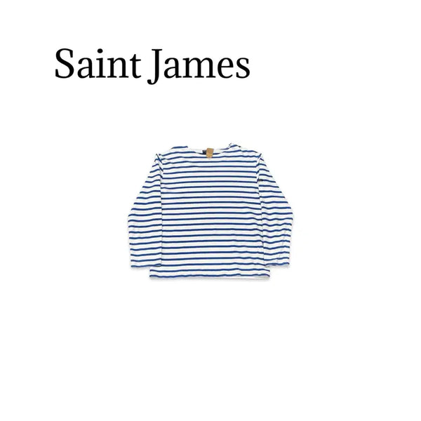 [BUNJANG] Saint James Long Sleeve Striped T-Shirt / (90)세인트제임스 단가라 긴팔