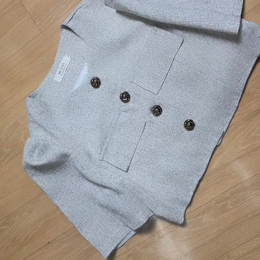 [BUNJANG] L.Missoket Tweed Cropped Jacket / L.미쏘캐트 트위드 자켓 숏 기장55cm.   여