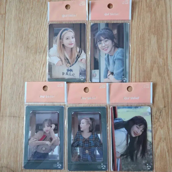 [BUNJANG] Red Velvet Swiss Transit Card Bundle Set / 레드벨벳 스위스 교통카드 5종 일괄