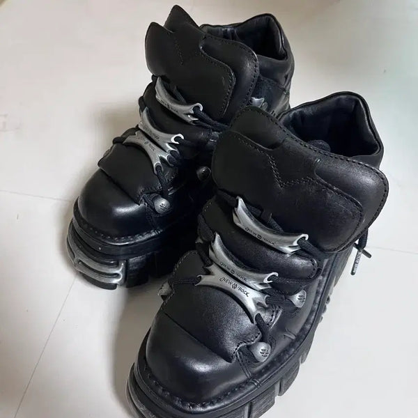[BUNJANG] Newrock 37 Boots / 뉴락 37사이즈
