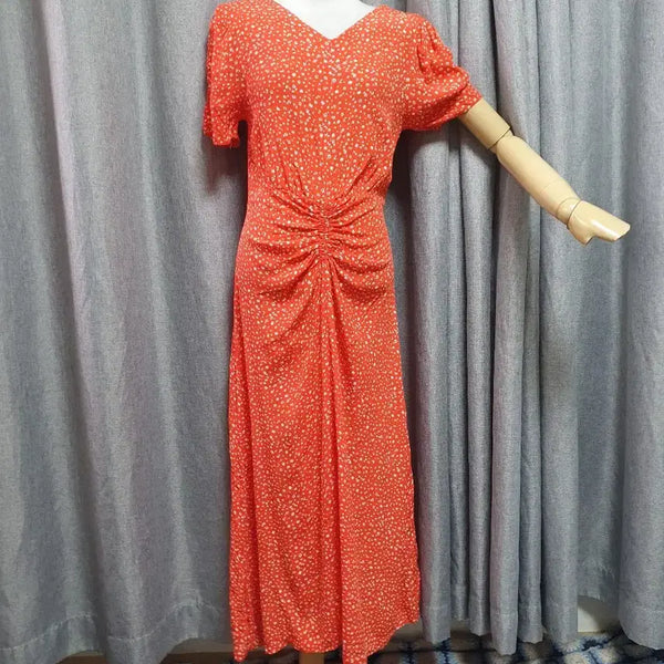 [BUNJANG] London Lace Draping Maxi Dress / S 런던레이스 드레이핑 맥시원피스