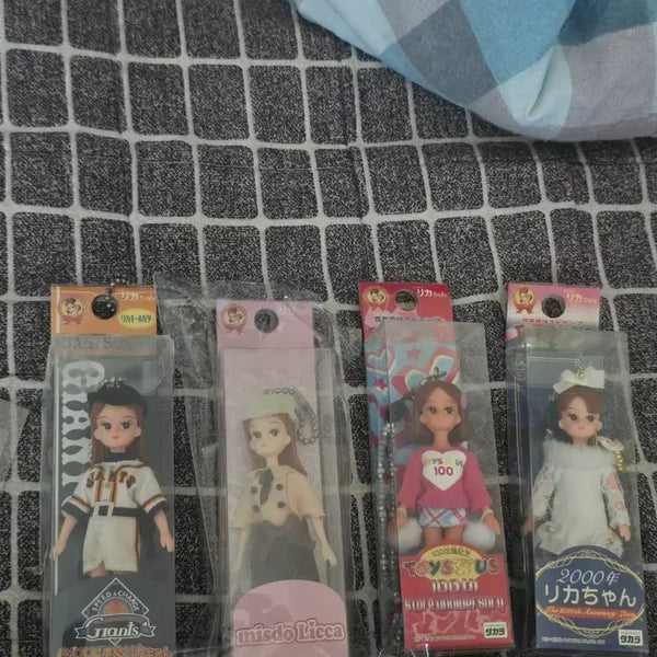 [BUNJANG] Vintage Licca-chan Strap Set (4 Types) / 고전 리카짱 스트랩 4종 세트 페어리계 갸루