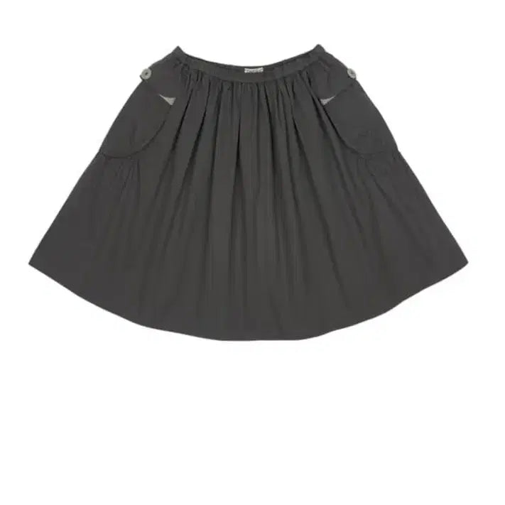 [BUNJANG] Koiseo Big Pocket Shirring Skirt Charcoal Size 2 / 코이세이오 빅포켓 셔링 스커트 차콜 2 size