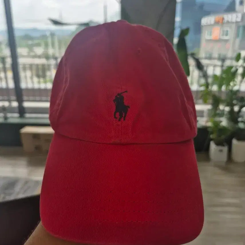 [BUNJANG] Polo Ralph Lauren Kids Red Baseball Cap / 폴로 랄프로렌 어린이 볼캡 레드