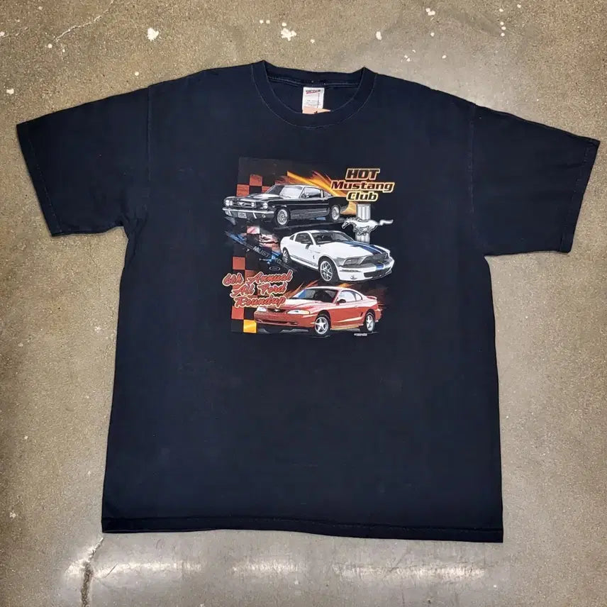 [BUNJANG] Anvil Hot Mustang Club T-Shirt XL / 앤빌 핫 머스탱 클럽 반팔 티셔츠