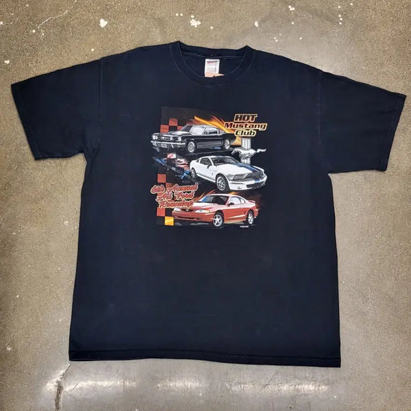 [BUNJANG] Anvil Hot Mustang Club T-Shirt XL / 앤빌 핫 머스탱 클럽 반팔 티셔츠