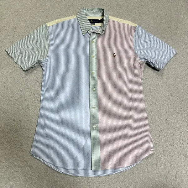 [BUNJANG] Polo Ralph Lauren Striped Short Sleeve Shirt Size S / 폴로 랄프로렌 반팔 셔츠 스트라이프 s