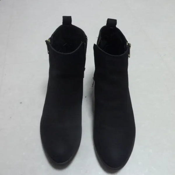 [BUNJANG] Steve Madden Women's Suede Ankle Boots / 스티브매든/여성/세무가죽/양지퍼/스웨이드 앵클부츠/240미리/상태좋음