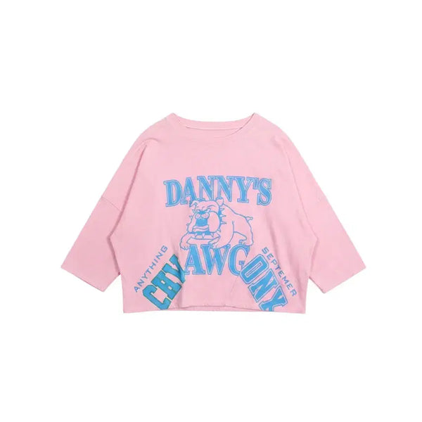 [BUNJANG] Women's Oversized Lettering Sweatshirt / 여성F/ 레터링 오버핏 맨투맨PK 25-92