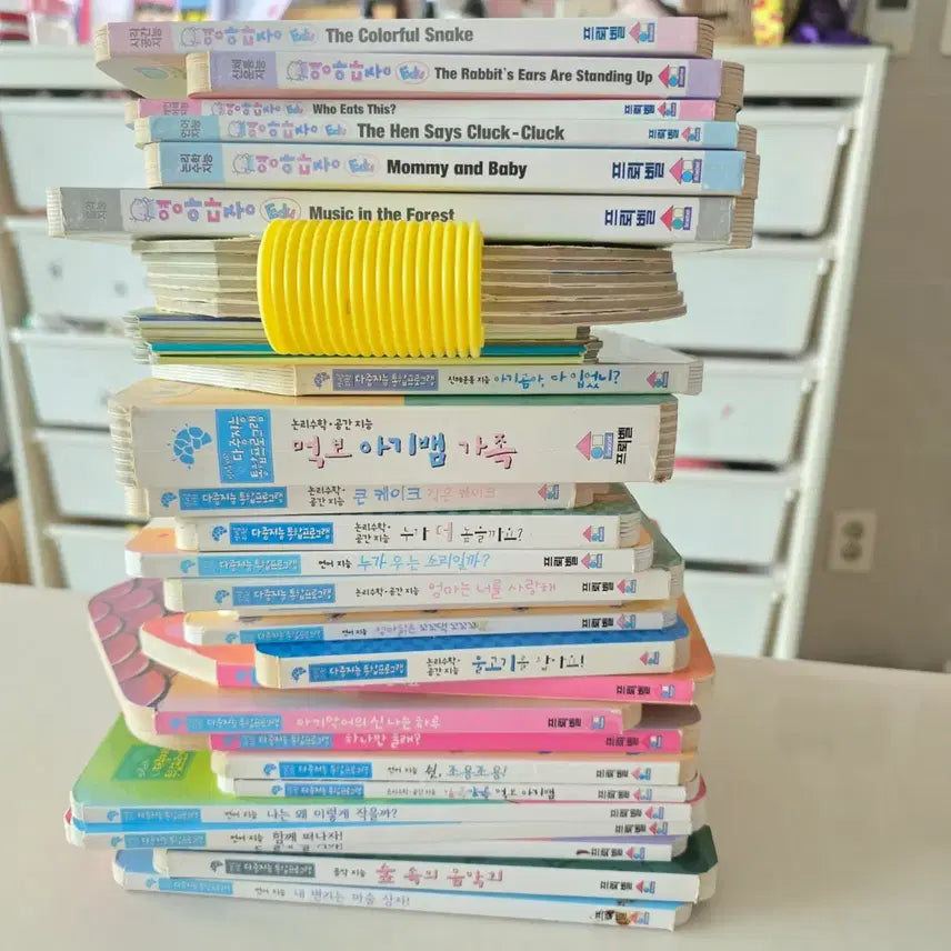 [BUNJANG] Froebel Old Edition Infant Multi-language Complete Set (Korean & English) / 프뢰벨 구판 영아다중 한글 영어 특수책 아기 도서 전집 책30권 + CD