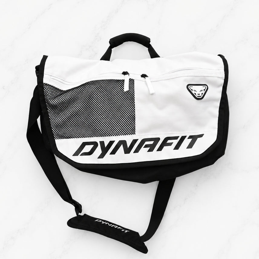 [BUNJANG] DYNAFIT Messenger Bag White & Black / DYNAFIT 다이나핏 메신저백 가방!~ 화이트 & 블랙! 수납공간 굿~