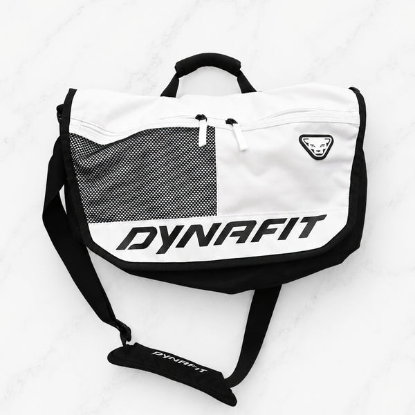 [BUNJANG] DYNAFIT Messenger Bag White & Black / DYNAFIT 다이나핏 메신저백 가방!~ 화이트 & 블랙! 수납공간 굿~