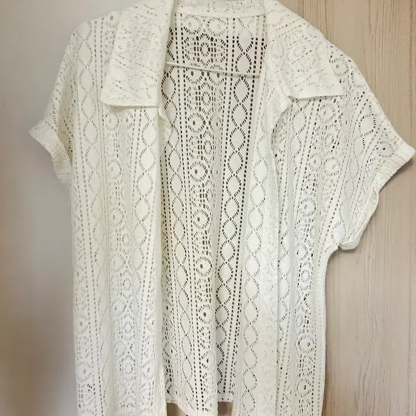 [BUNJANG] Knit Cardigan Short Sleeve / (새상품)반팔 니트가디건 66