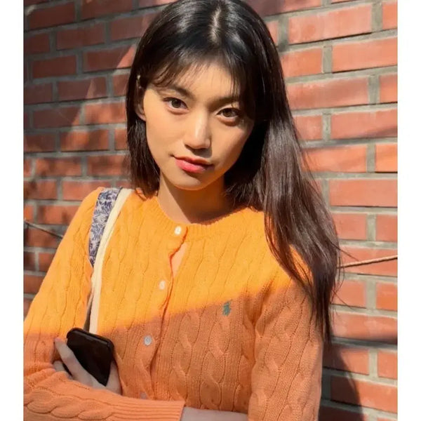 [BUNJANG] Polo Women's Cardigan / 폴로 가디건 여자가디건