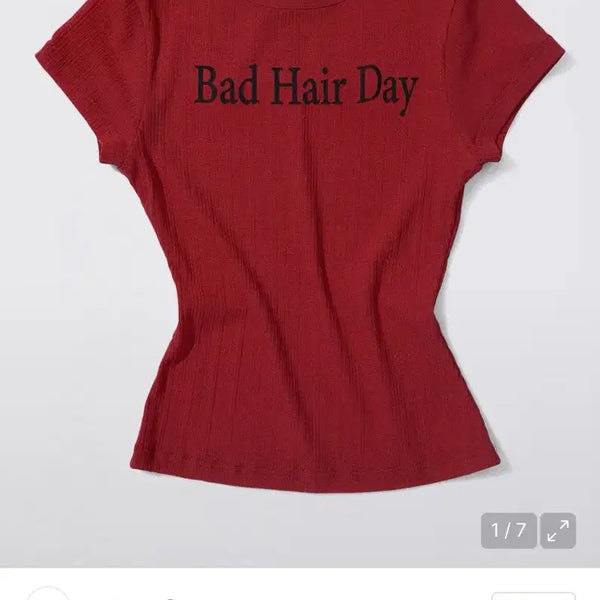 [BUNJANG] Sculptor Bad Hair Day Tee Red / 스컬프터 Bad Hair Day Tee Red