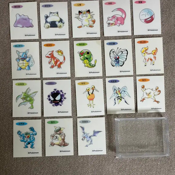 [BUNJANG] Pokemon 30th Anniversary 18 Piece Sticker Bundle / 포켓몬 30주년 띠부씰 아트워크(무료배송)