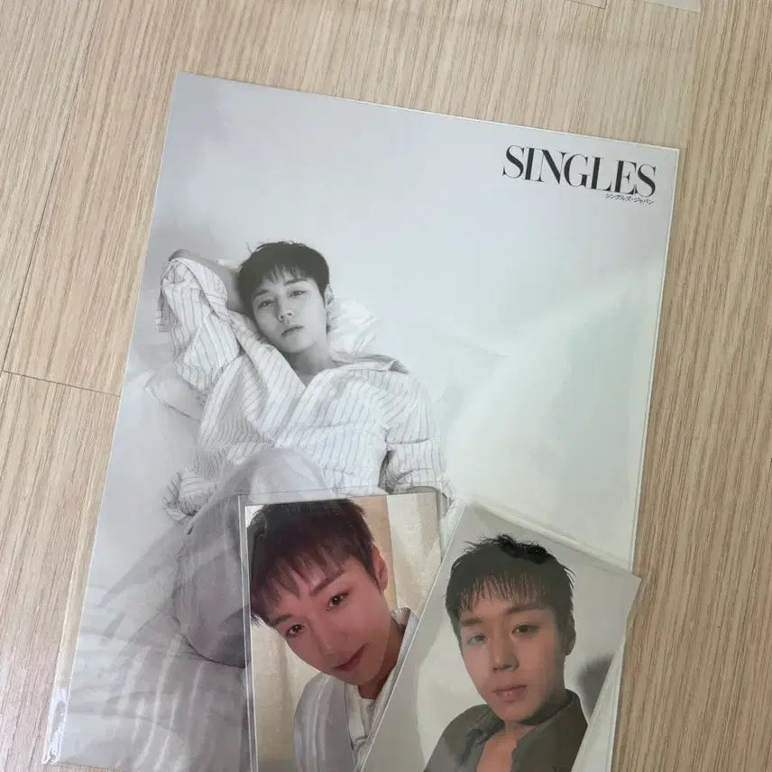 [BUNJANG] Park Ji Hoon Japan Singles Postcard Photocard Bundle Set / 박지훈 싱글즈 제펜 엽서,포카 판매