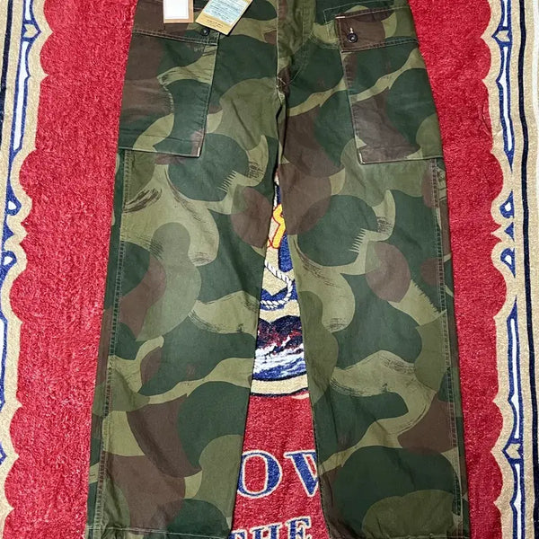 [BUNJANG] RRL Camo Poplin Cargo Field Pants / 더블알엘(RRL) 카모 포플린 카고 필드팬츠 몽키팬츠