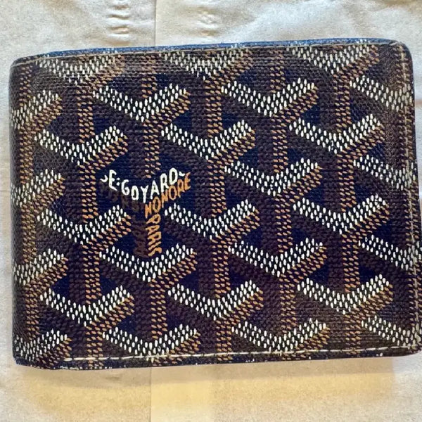 [BUNJANG] Goyard Victoire 8cc Bifold Wallet Navy / 고야드 빅투아르 8구 반지갑 네이비