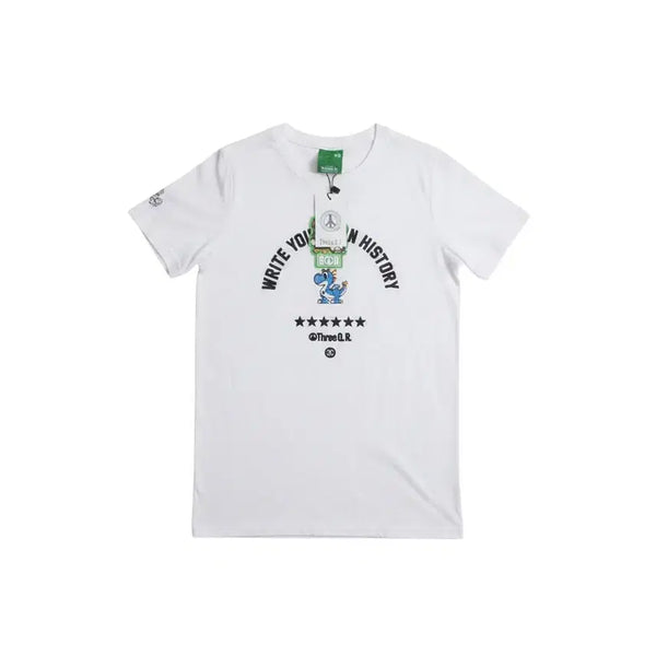 [BUNJANG] 3QR Lettering Short Sleeve T-Shirt / 여성XS/ 텍새 쓰리큐알 레터링 반팔티셔츠 25-96