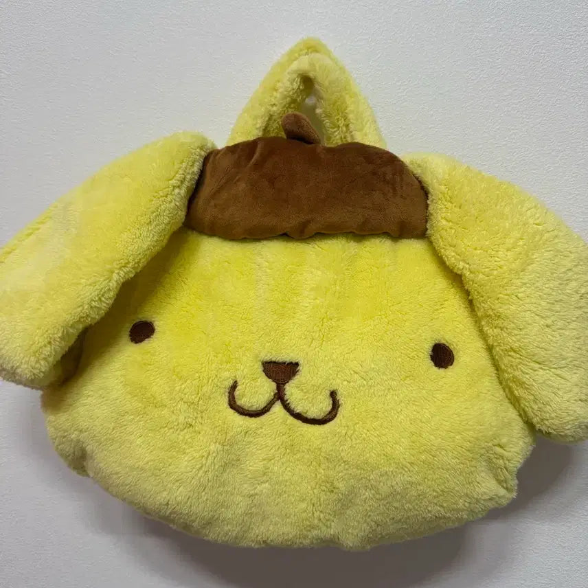 [BUNJANG] Sanrio Pompompurin Plush Doll Bag / 산리오 폼폼푸린 인형가방