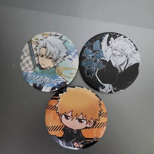 [BUNJANG] Bleach Toshiro Toushiro Hitsugaya Can Badge Bundle Set / 블리치 캔뱃지 제일복권 하위상 일괄 처분