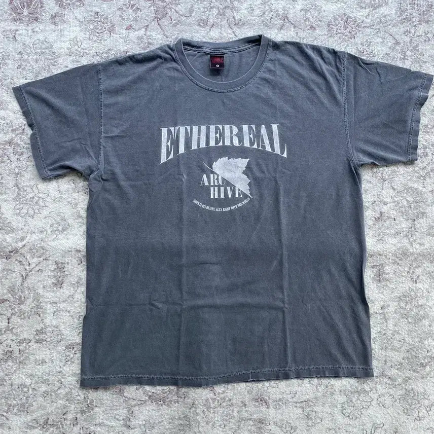 [BUNJANG] Ethereal Studio Bootleg Animation T-Shirt / 에반게리온 이더리얼 부틀렉 애니메이션 티셔츠 애니티