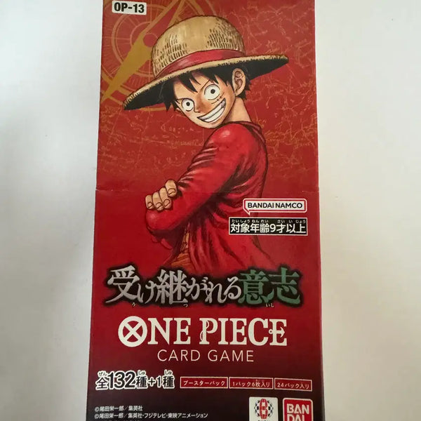[BUNJANG] One Piece Card Game OP-13 Inherited Will (Japanese Version) Unsealed Box / 원피스 카드 게임 OP-13 계승되는 의지(일어판)