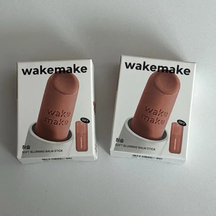 [BUNJANG] WAKEMAKE Blurring Balm Stick Hustle + Bold Lip Blurring Tint Mini Hush Gift Set / 웨이크메이크 블러링 밤 스틱 허슬 블러 틴트 증정 기획
