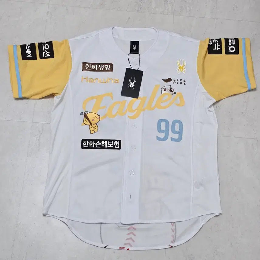[BUNJANG] Hanwha Eagles Ryu Hyun Jin 95 Authentic Jersey / 한화 꿈돌이 유니폼 어센틱 류현진 95 새상품
