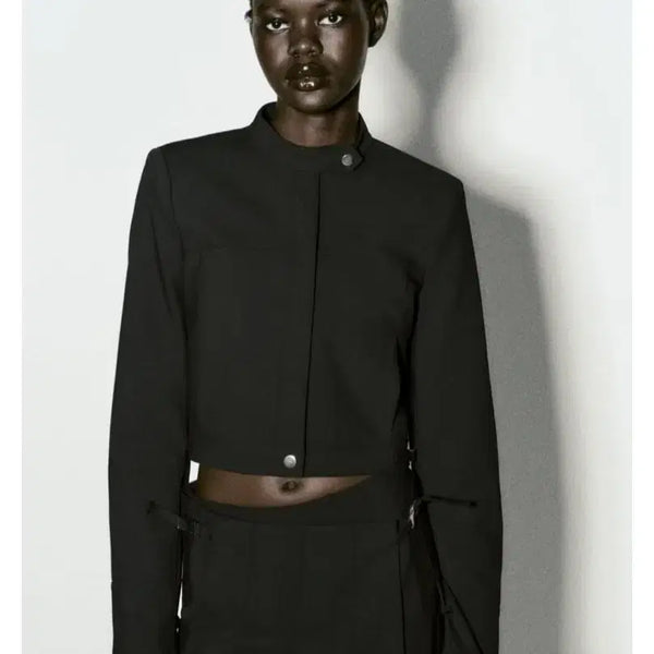 [BUNJANG] Zara Black Cropped Jacket XS / 자라 블랙 크롭 자켓