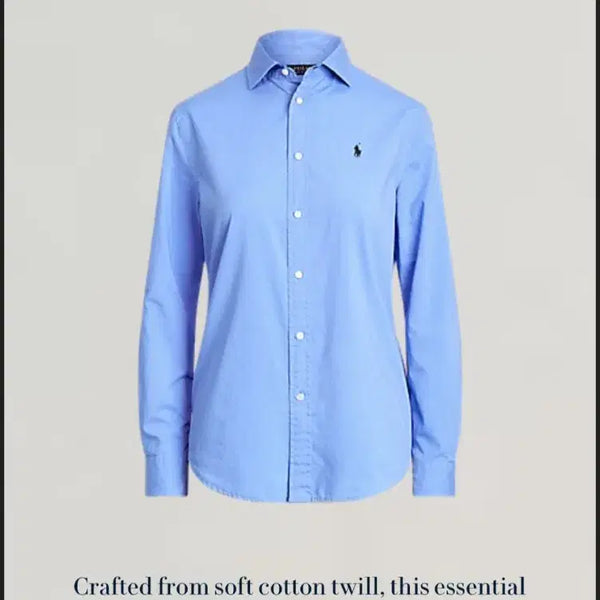 [BUNJANG] Polo Long Sleeve Cotton Shirt Unisex / 폴로 긴팔 면셔츠    남녀공용
