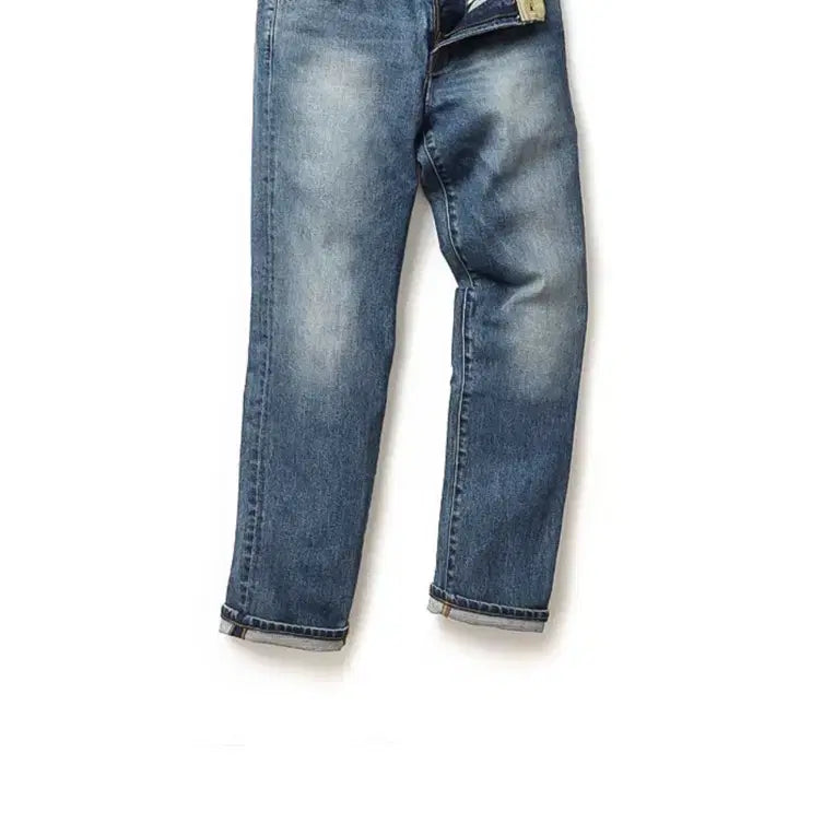 [BUNJANG] Bastong 701 Washed Indigo Chain Stitch Tailored Trousers / [30] 바스통 701 워시드 인디고
