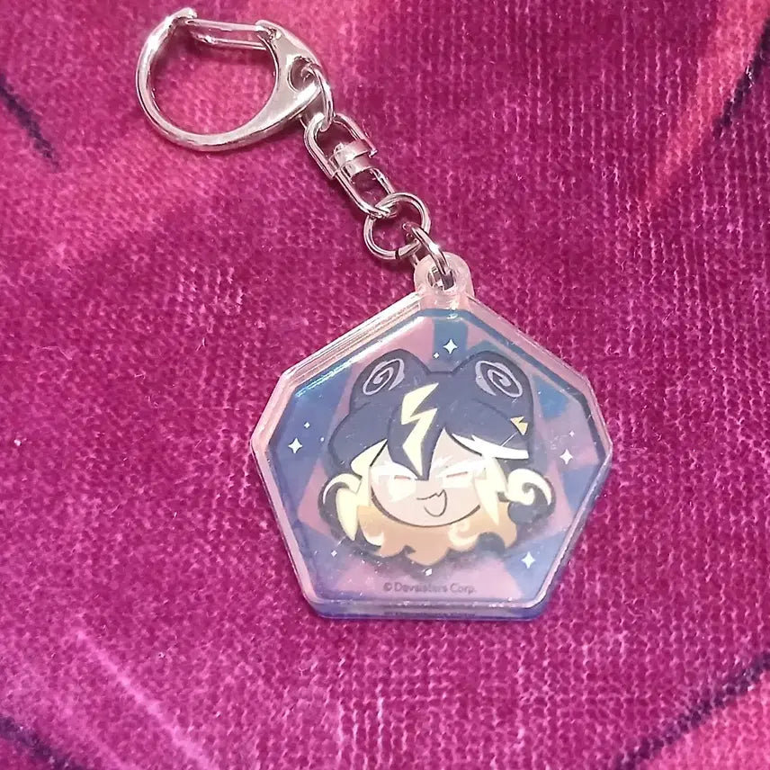 [BUNJANG] Cookie Run Kingdom Thunder God's Weapon Soul Stone Keychain / 쿠키런킹덤 뇌신무장 영혼석키링