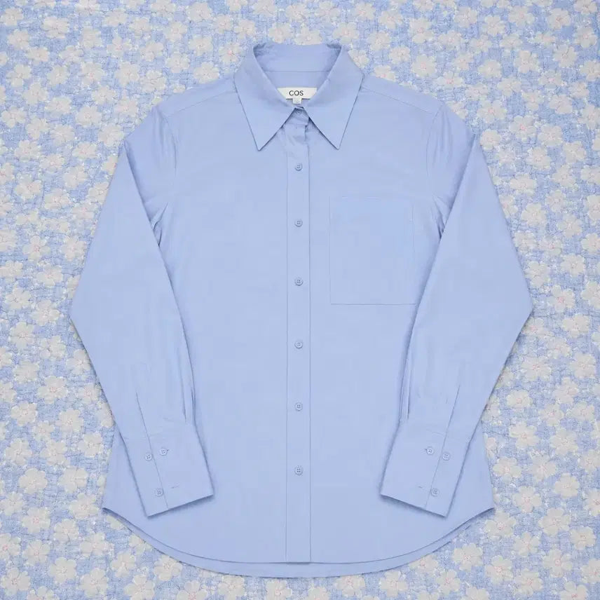 [BUNJANG] COS Light Blue Cotton Shirt EUR 42 / COS 코스 라이트 블루 코튼 셔츠 EUR42 (105 추천)
