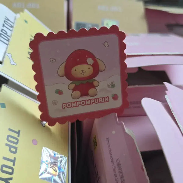 [BUNJANG] Sanrio Strawberry Charm Keychain (New) / 정품 산리오 스트로베리 키링 새상품