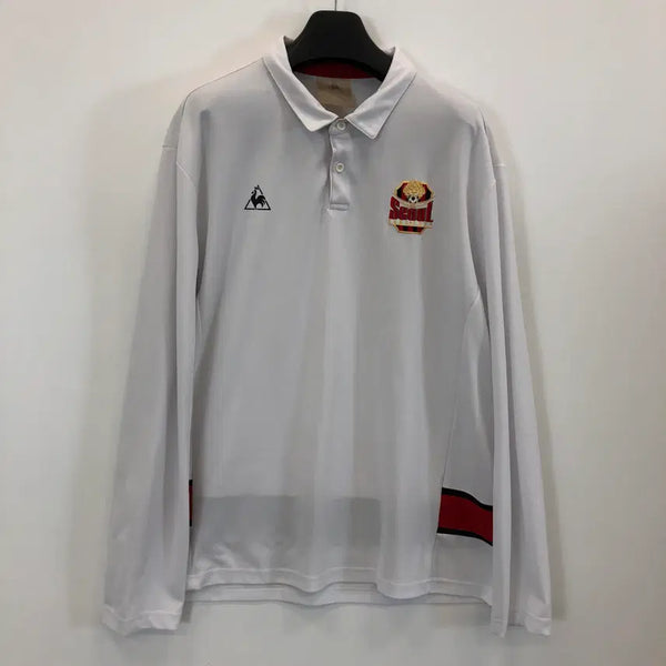 [BUNJANG] Le Coq Sportif FC Seoul Collar T-Shirt White 115 / 르꼬끄 FC서울 카라티 115 화이트