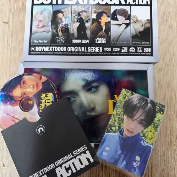 [BUNJANG] BOYNEXTDOOR The Action DVD Taesan Photocard / 보이넥스트도어 더 액션 DVD 포토카드 포함 태산
