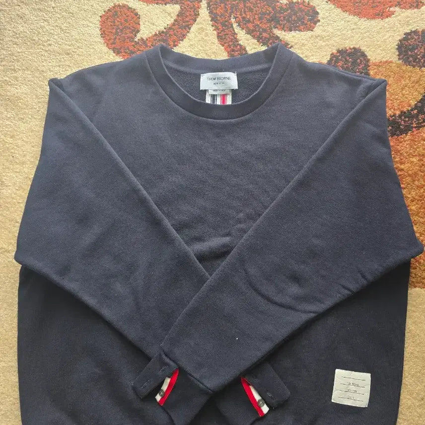 [BUNJANG] Thom Browne Back Three Stripes Sweatshirt XL / (5)톰브라운 백삼선 맨투맨 새상품급 급처