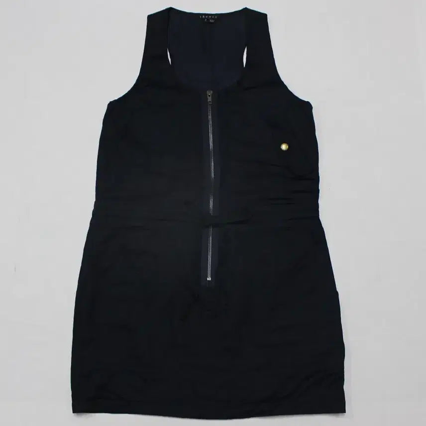 [BUNJANG] Theory Sleeveless Linen Blend Dress Black Size 2 (55) / 띠어리 55사이즈 모시 민소매 원피스 좋음/M01